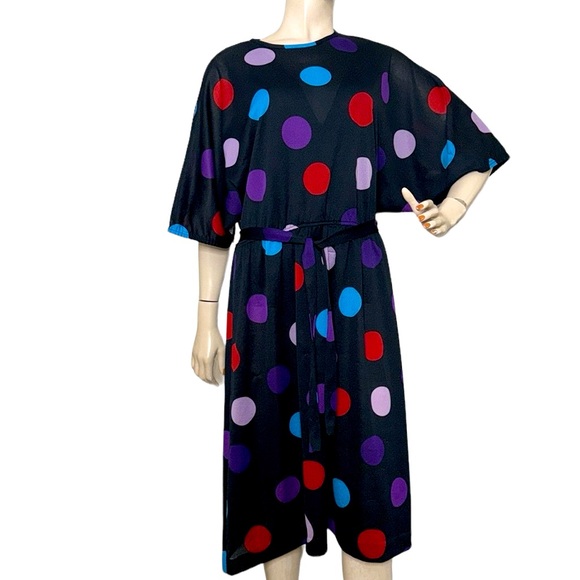 Vintage Polka Dot Dress - Picture 3 of 15